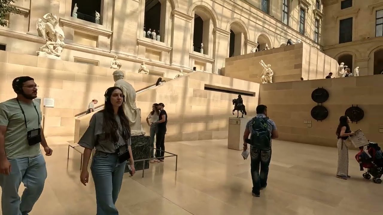 Walking Through the Louvre, Paris