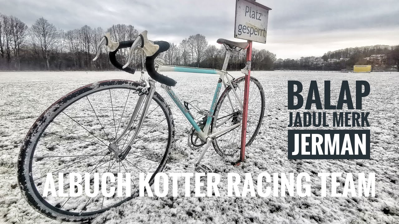 Sepeda Balap Jadul dari Jerman Albuch Kotter Racing Team - Berat 9 kiloan - 1987/88?