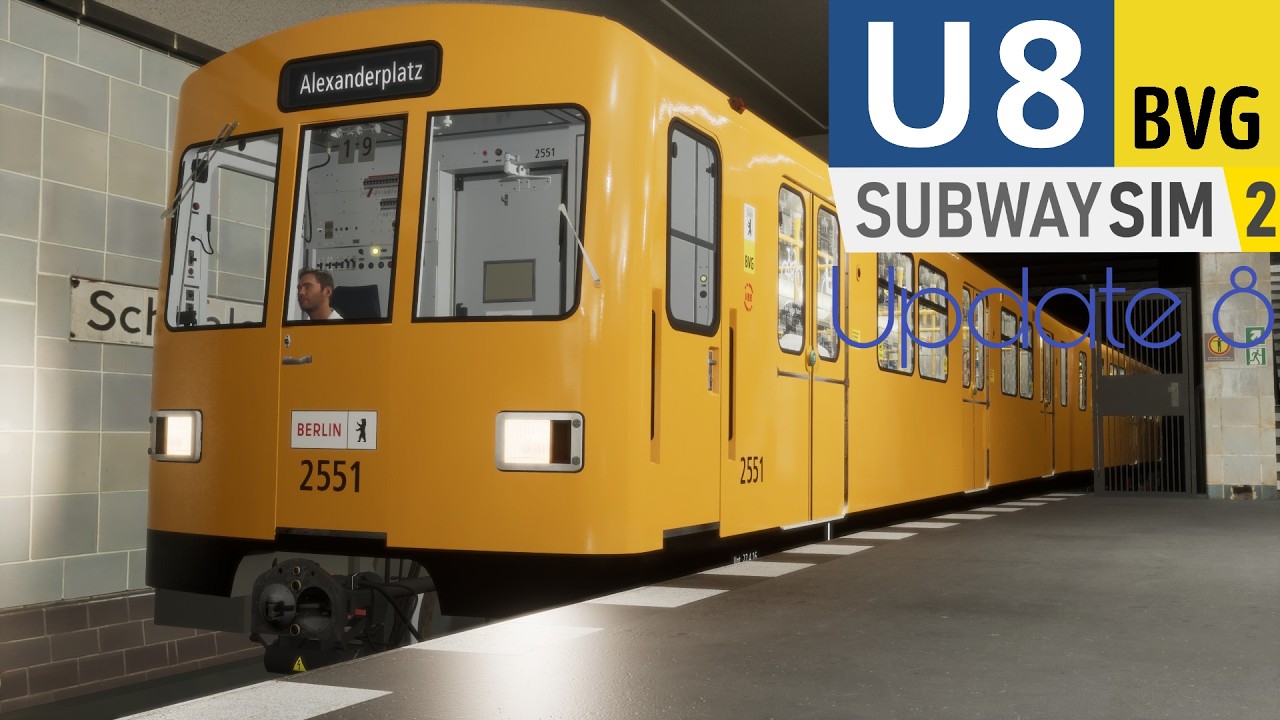 Subwaysim 2 #27 Update 8 auf der U8 zum Alex