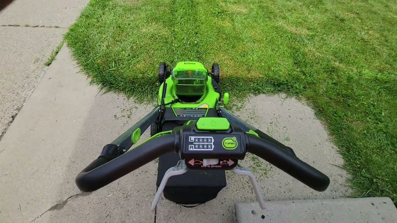 Pt 1 Greenworks Pro 80V, self-propld, w/mulch bag Secondary Review.
