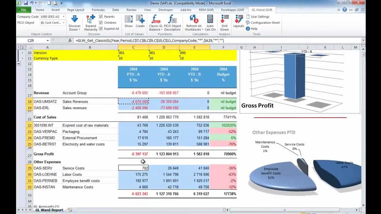 SAP GL Wand 3.57 & Reports Distribution Manager (RDM) Demo