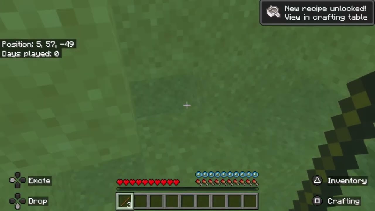 Minecraft epic fail trying to get sticks
