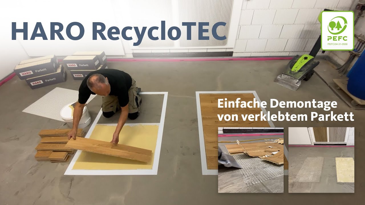 HARO Zubehör RecycloTEC gelochte Naturfaser-Zellstoffmatte