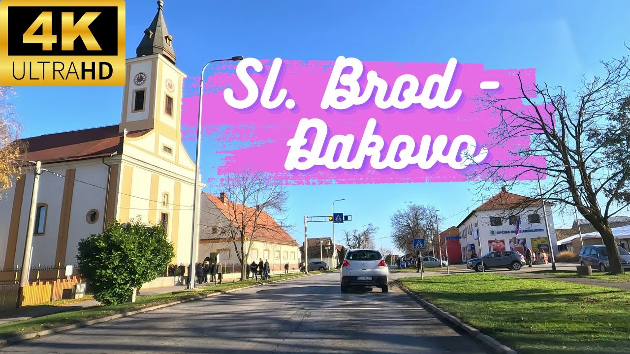 Slavonski Brod - Donji Andrijevci - Stari Perkovci - Đakovo I Vožnja/Drive (4K)