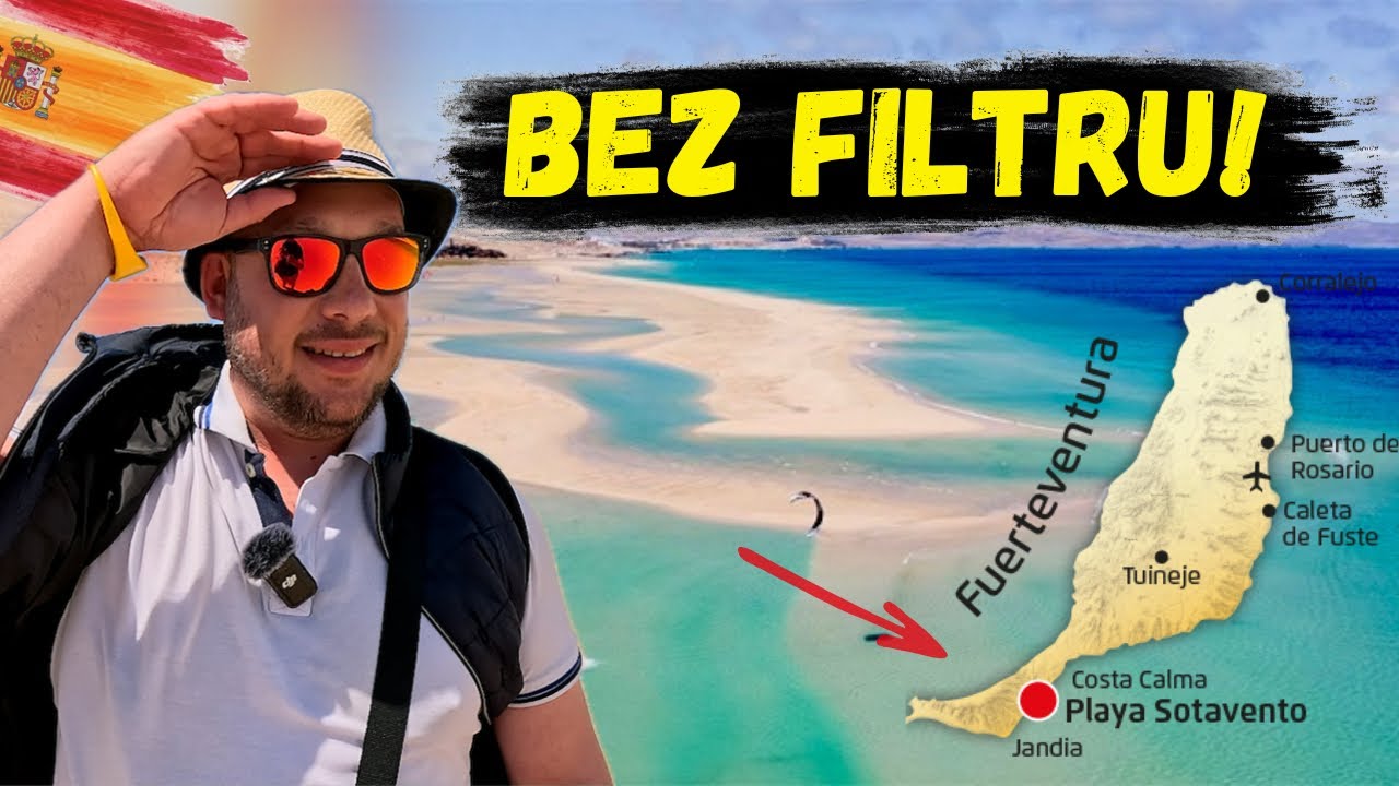 ZKUS SE TADY KOUPAT | VÍTR S PÍSKEM JE TĚŽKÝ PEELING NA TĚLO | SOTAVENTO BEACH