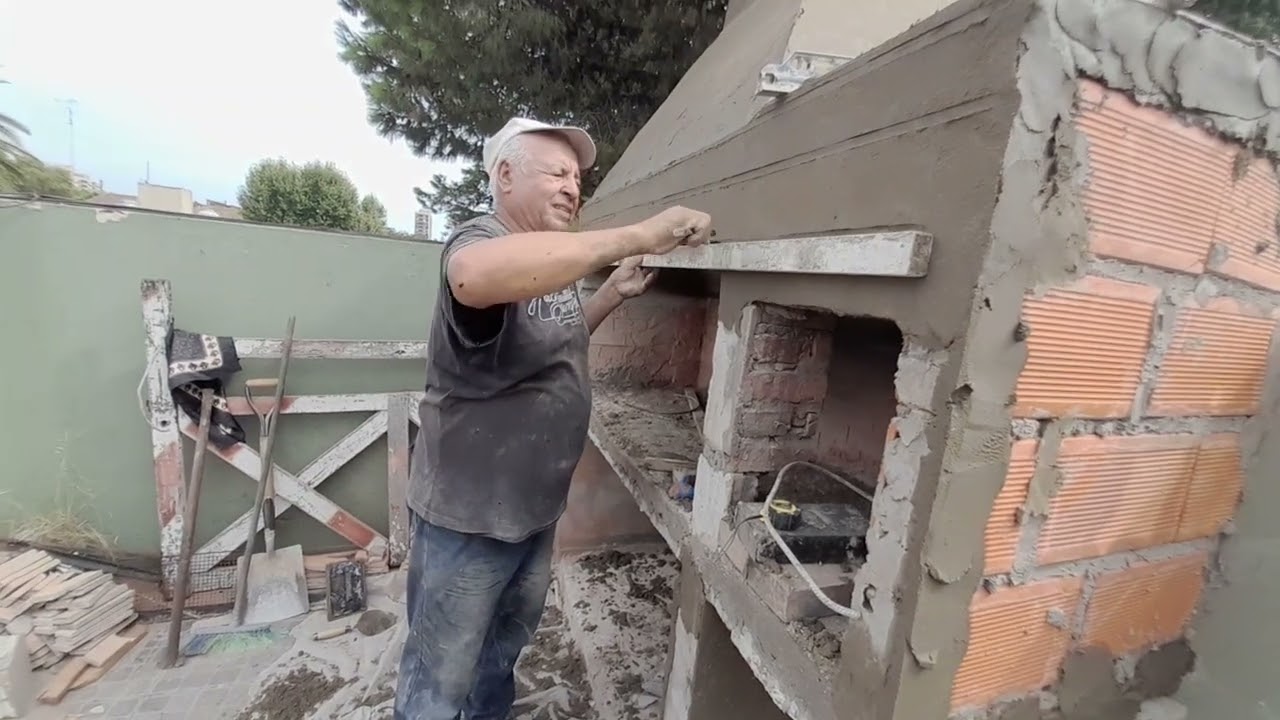 Restauración de parrilla en terraza