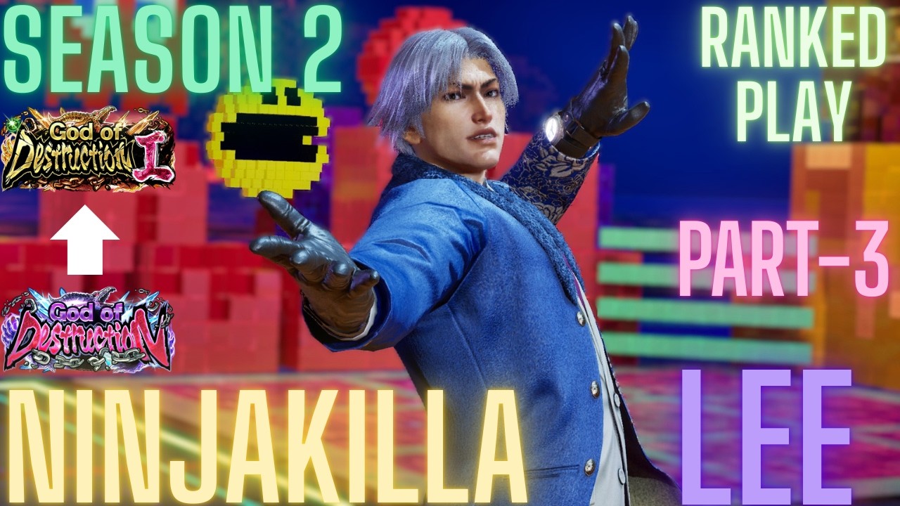 Tekken 8 | NinjaKilla (Lee) God To God 1 Part-3 Ranked Play