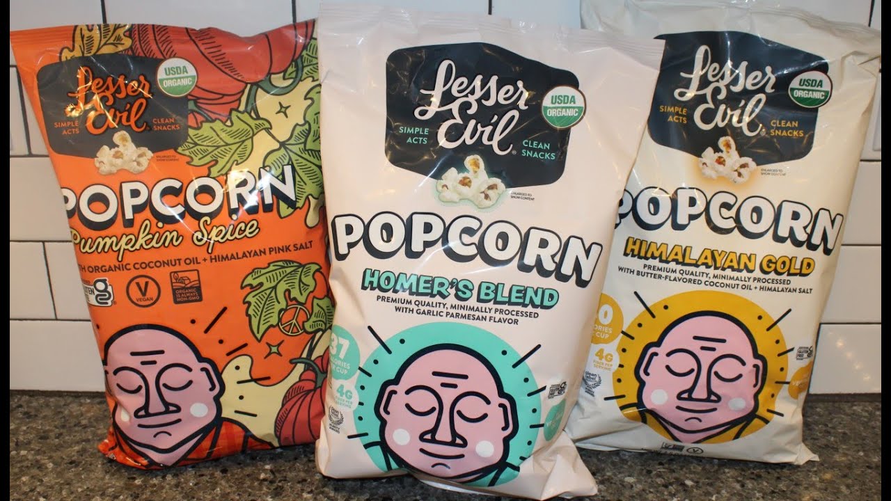 LesserEvil Popcorn: Pumpkin Spice, Homer’s Blend & Himalayan Gold Review