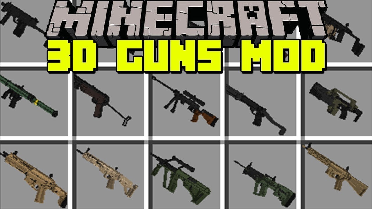 Dodałem Pistolety do minecraft