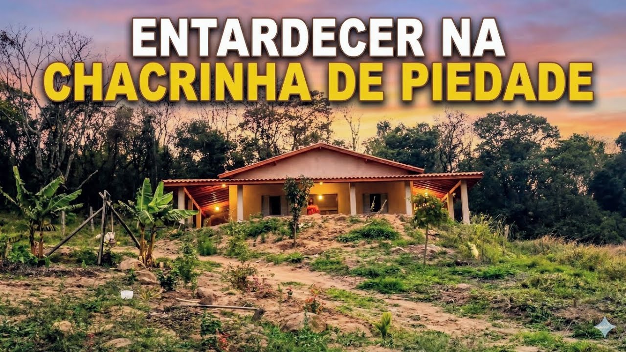 Hoje mostrando um pouco mais da Chacrinha de Piedade com lindo entardecer 