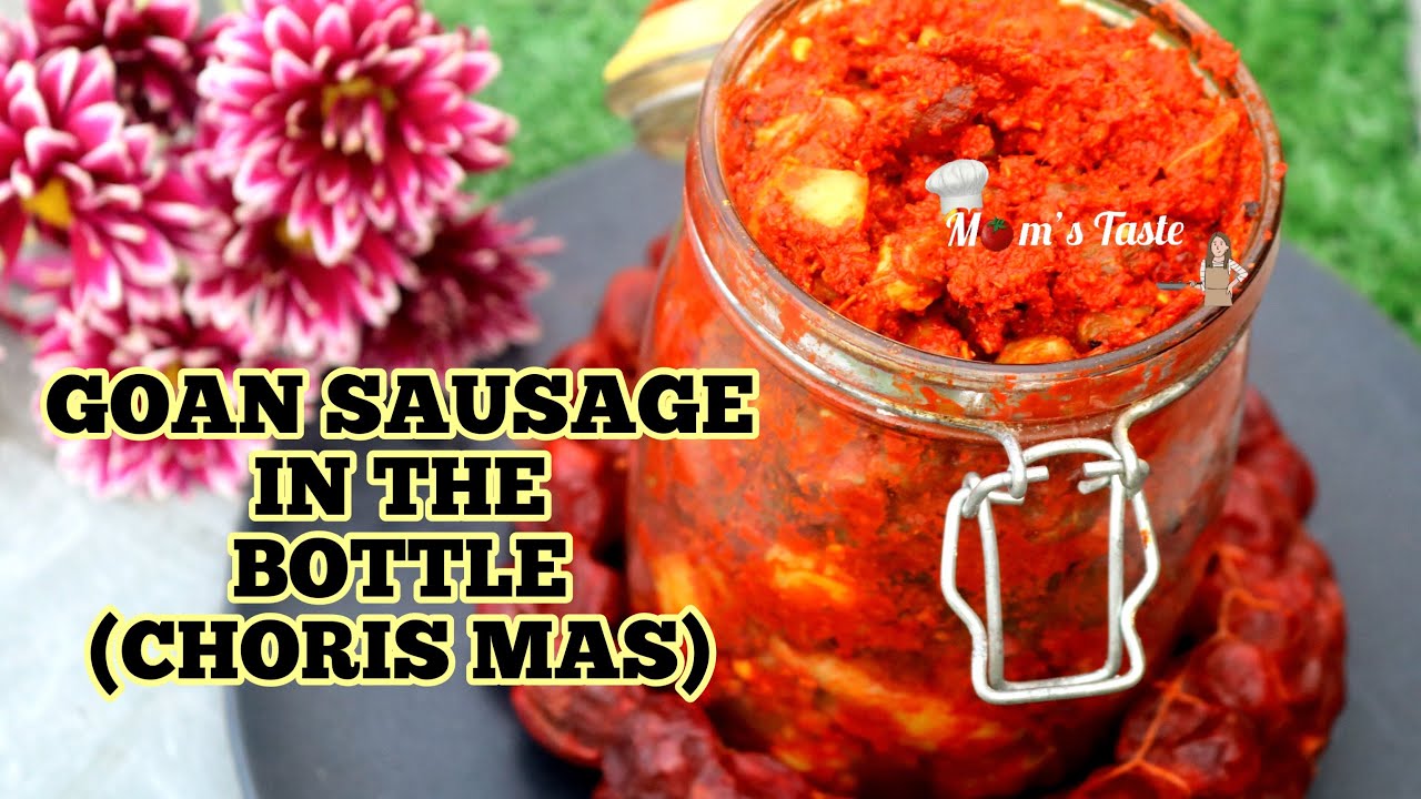 Goan sausage in the bottle| Goan Choris Maas