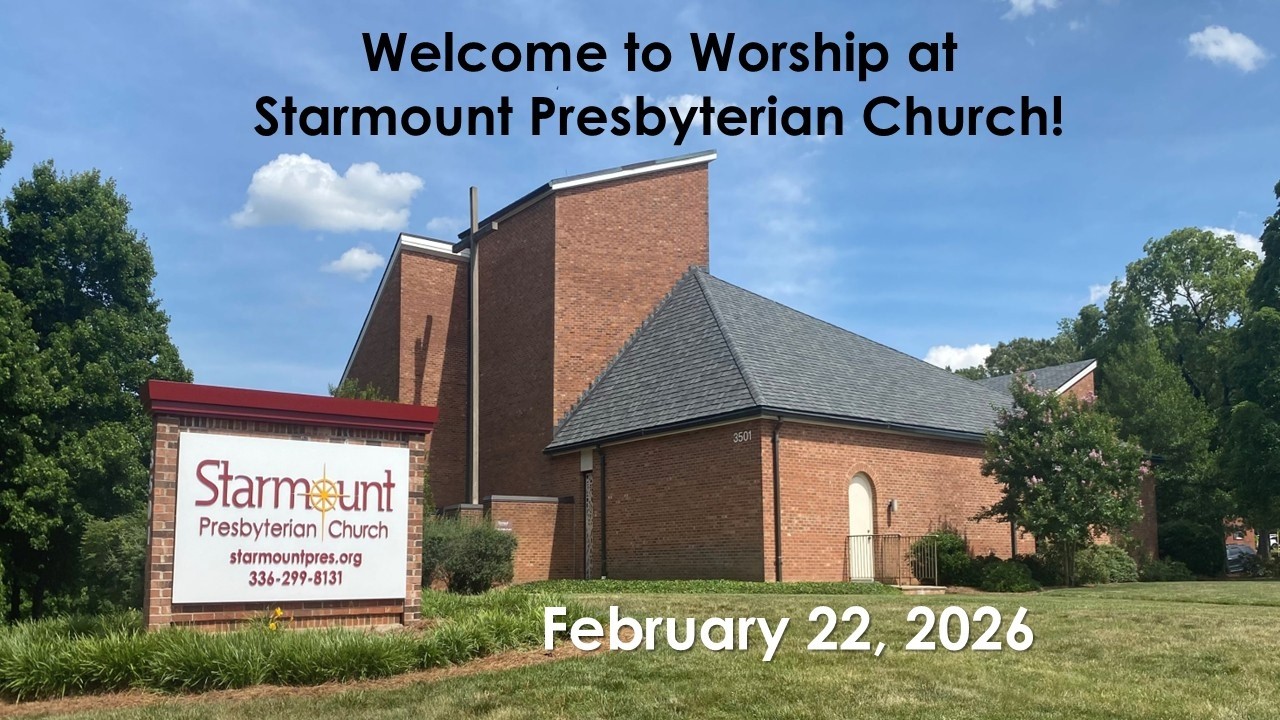 February 22, 2026 Worship Service