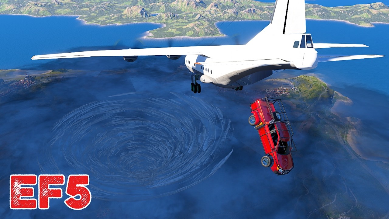 🚚CARS vs TORNADO #29✈️🌀▶️ BeamNG Drive