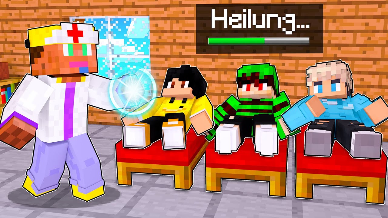 Alle meine FREUNDE sind KRANK in Minecraft!
