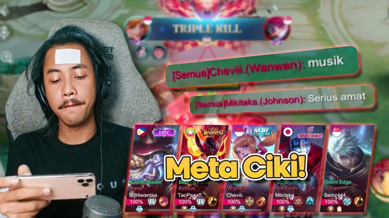 META CIKI BERTINGKAH LAGI DEPAN FANNY DWI WOII❗️Enaknya Diapain Yak? - Mobile Legends