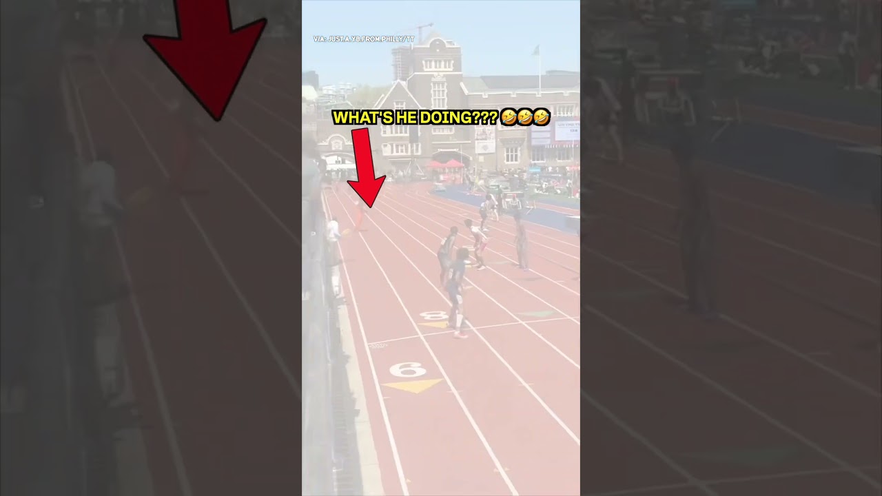 Always CHAOS at Penn Relays 🤣 #trackandfield