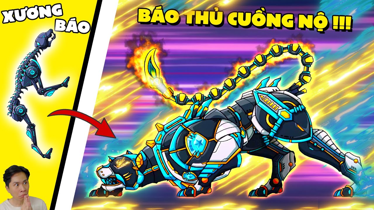 PobbRose Nâng cấp XƯƠNG CHÓ thành ROBOT BÁO ĐEN !!! (PobbRose Siêu báo thủ) | Robot Police ✔