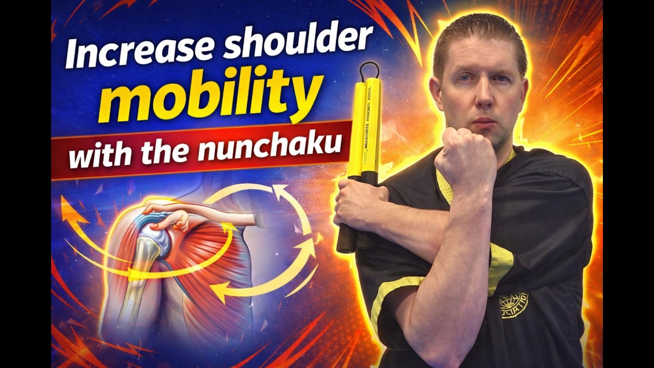 Increase Shoulder Mobility with the Nunchaku | Dynamic & Static Stretching Routine