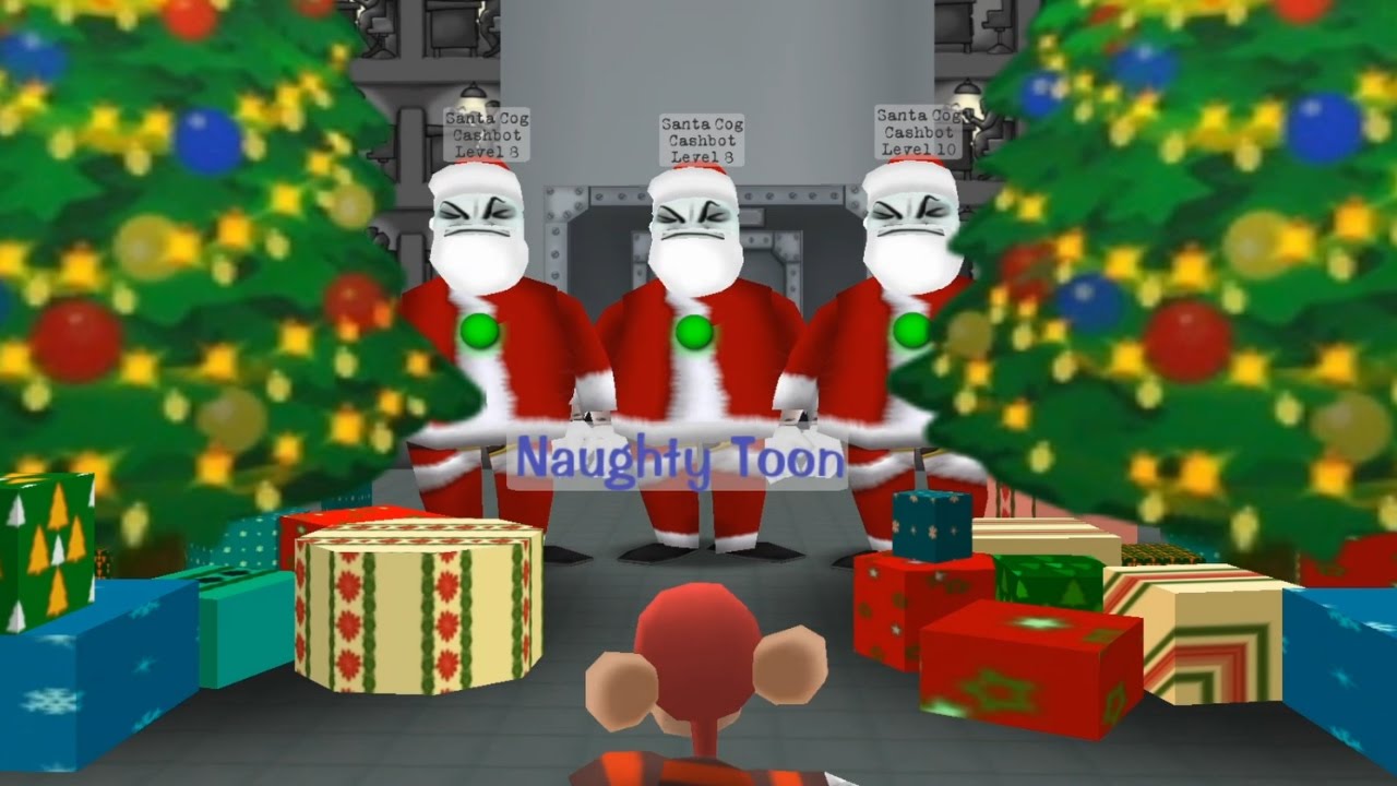 Santa Cog Comes to Toontown