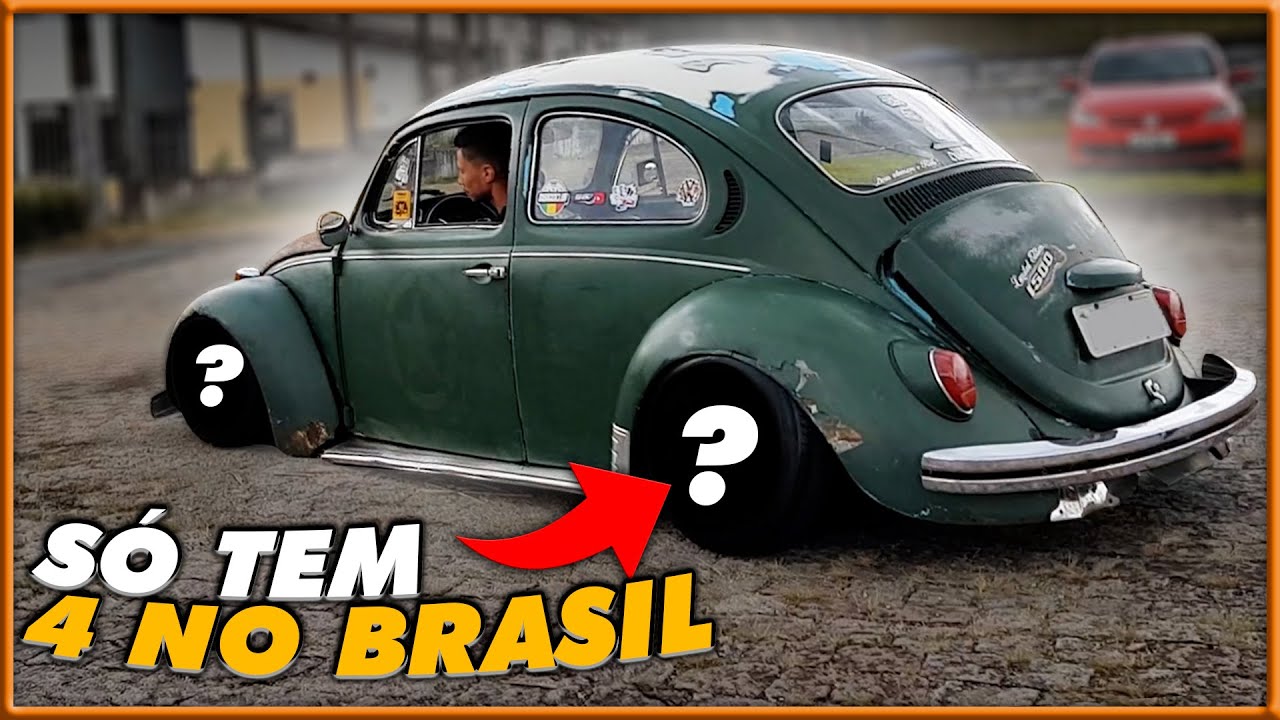FUSCA RAT LOOK ARRASTANDO NO CHÃO E COM RODAS RARÍSSIMAS