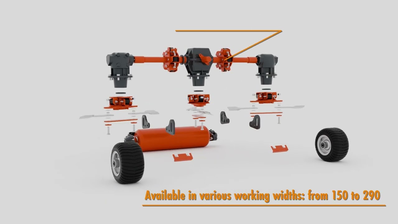 Perfect - Van Wamel T-Rex heavy duty orchard mower (animation video)