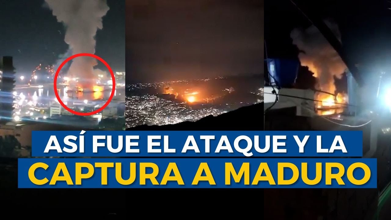 As&iacute; ha sido el ataque militar de Trump a Venezuela y la captura de Nicol&aacute;s Maduro