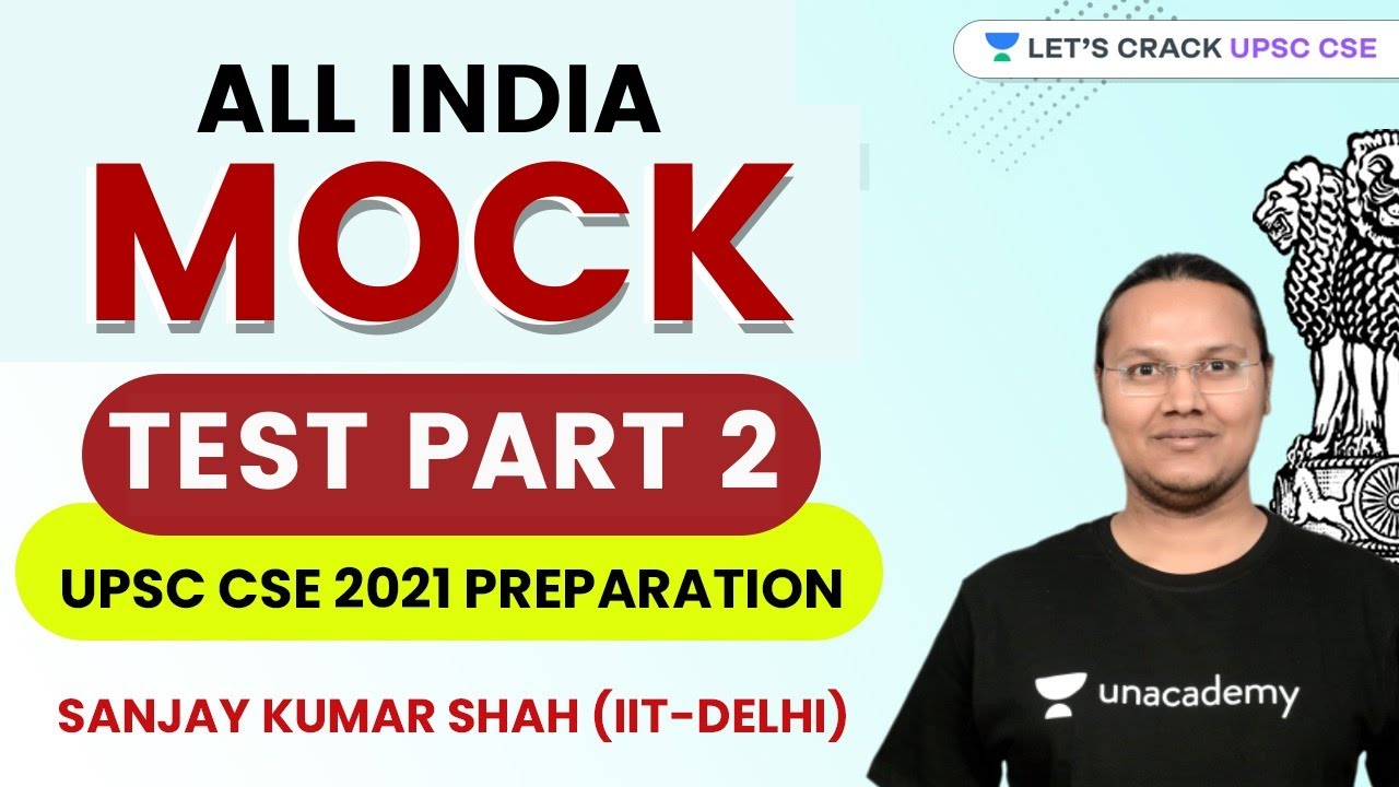 All India Mock Test Part 2 | CSAT Aptitude | Crack UPSC CSE/IAS 2021 | Sanjay Kumar Shah