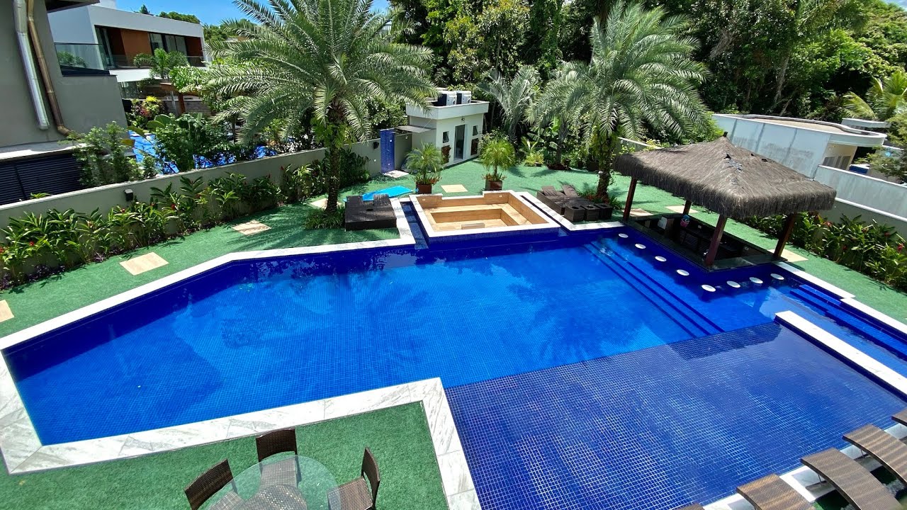 Casa com piscina ampla e bar molhado | Riviera de São Lourenço | CA0352