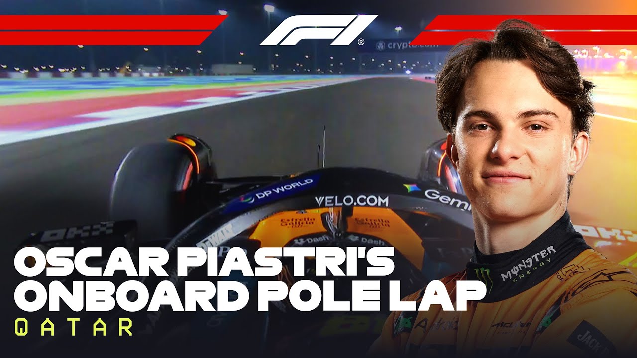 Oscar Piastri's Pole Lap | 2025 Qatar Grand Prix | Pirelli