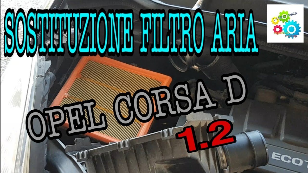 FILTRO ARIA OPEL CORSA D MOTORE 1.2 A12XER