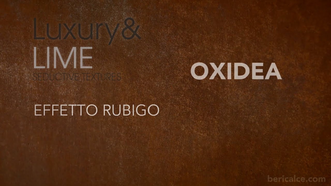Oxidea Rubigo by Luxury&LIME | Video presentazione
