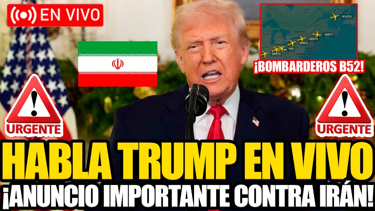 🔴URGENTE HABLA TRUMP EN VIVO ANUNCIO IMPORTANTE CONTRA IRÁN ¡CAOS EN MEDIO ORIENTE! | FRAN FIJAP