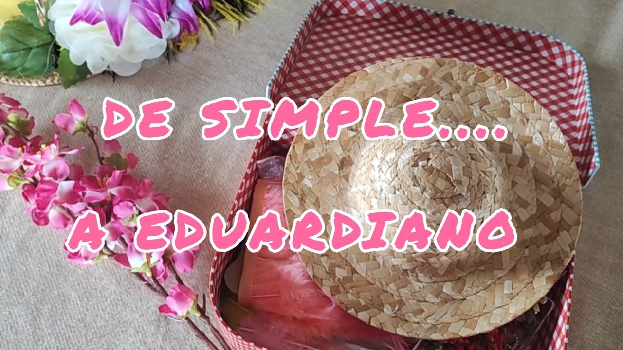 DIY Sombrero Eduardiano para Muñeca Blythe | Tutorial Vintage paso a paso
