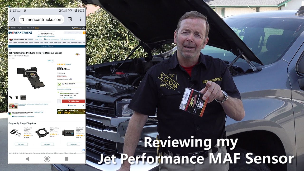 Обзор моего датчика массового расхода воздуха Jet Performance с Полом Хендерсоном