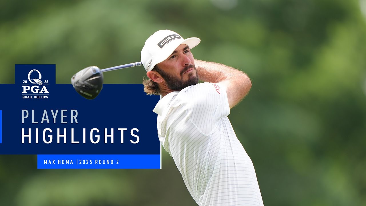 Max Homa Goes 7-Under Par Today | Round 2 | 2025 PGA Championship