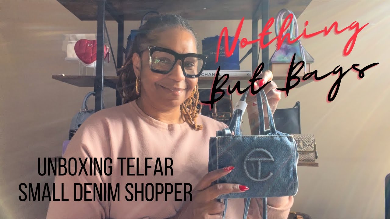 Unboxing The Telfar Small Denim Shopper 
