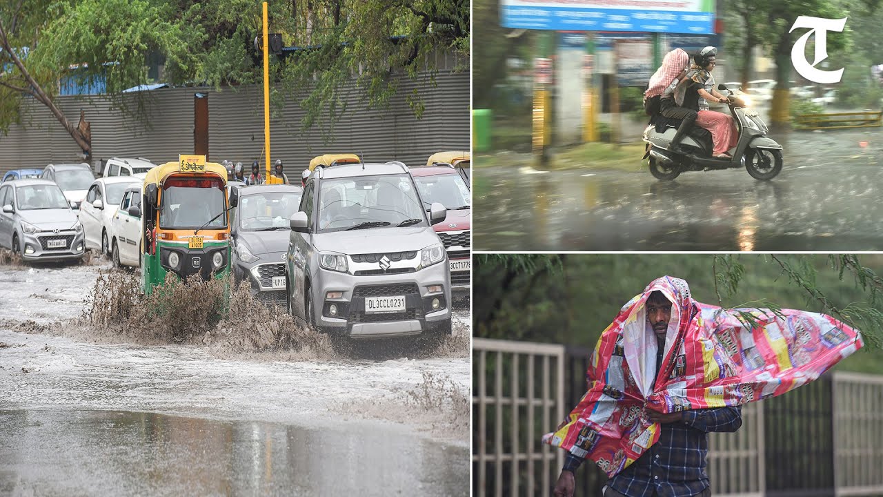 Thundershower, rain lash north India; cause power blackouts; temperature falls by 11 degrees