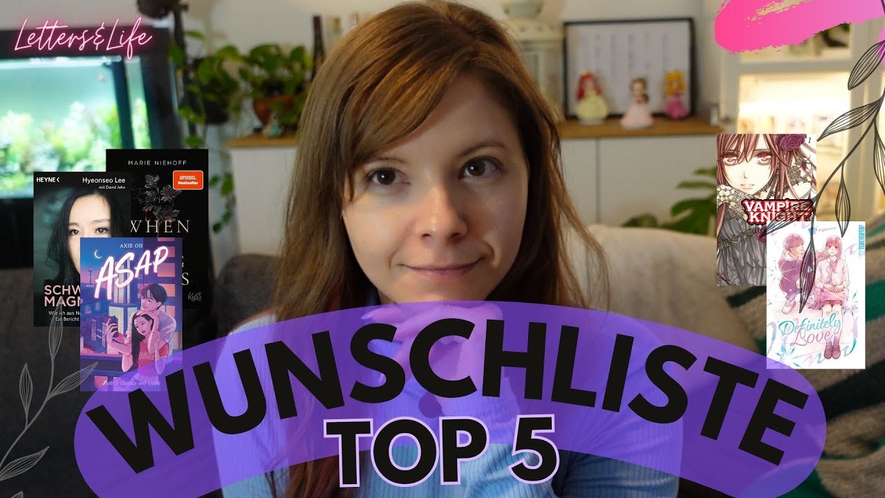 TOP 5 📚 von der WUNSCHLISTE | Fantasy, Romance, Shojo Manga
