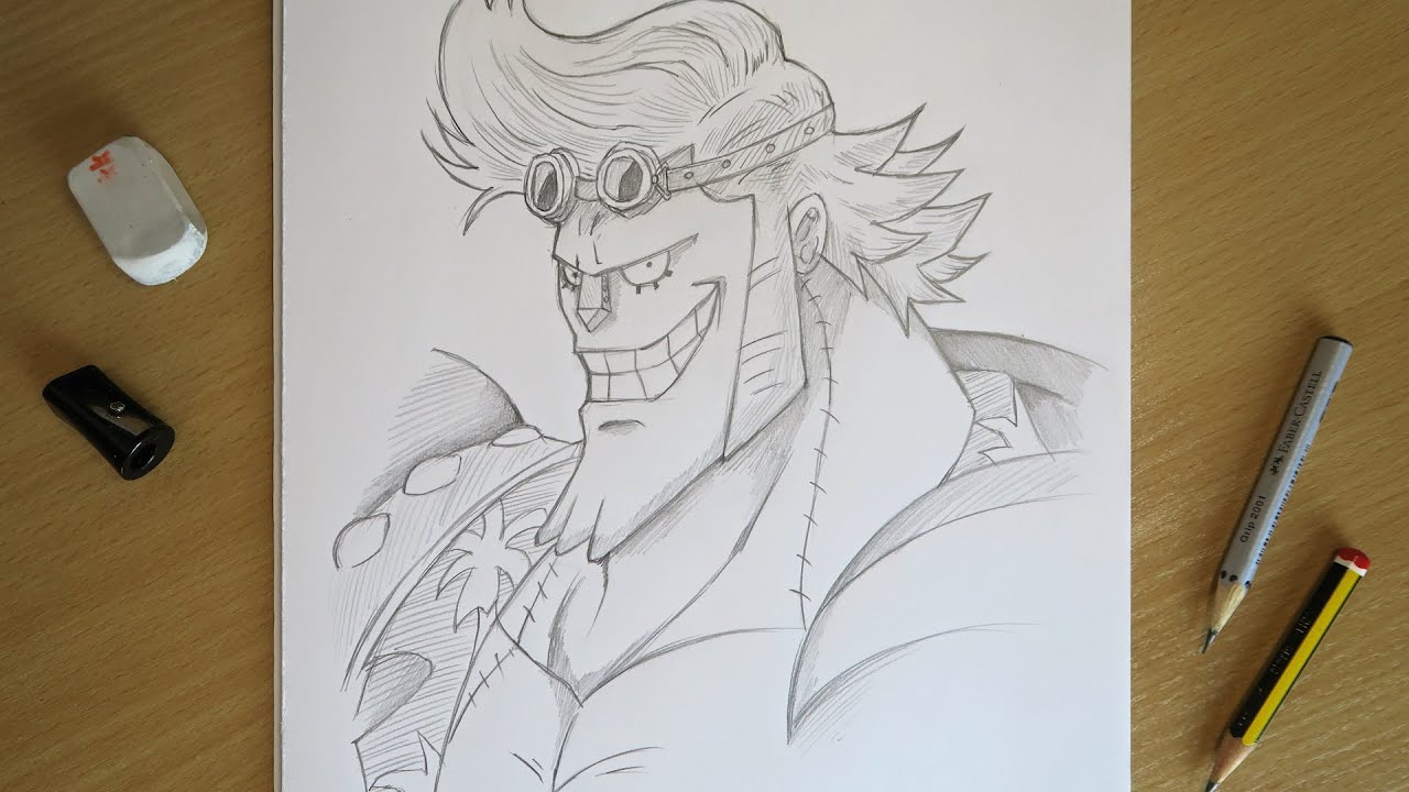 How to Draw Franky | One Piece | Step by Step Anime Drawing Tutorial 🦾🌊🏴‍☠️