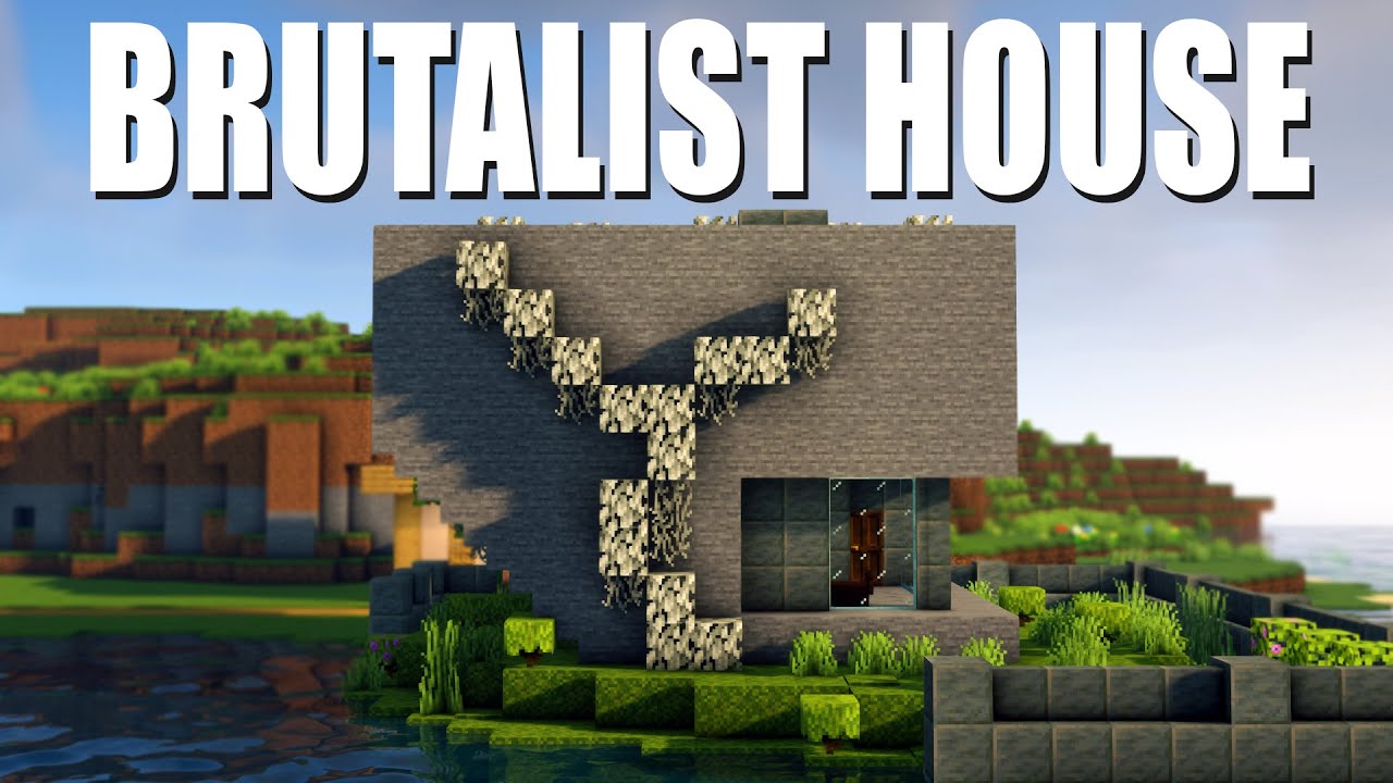 Как построить современный особняк в MINECRAFT!