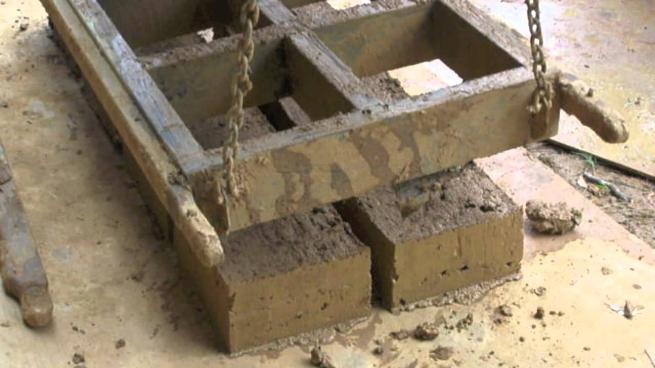 Mud Brick Making Using a Small Tractor