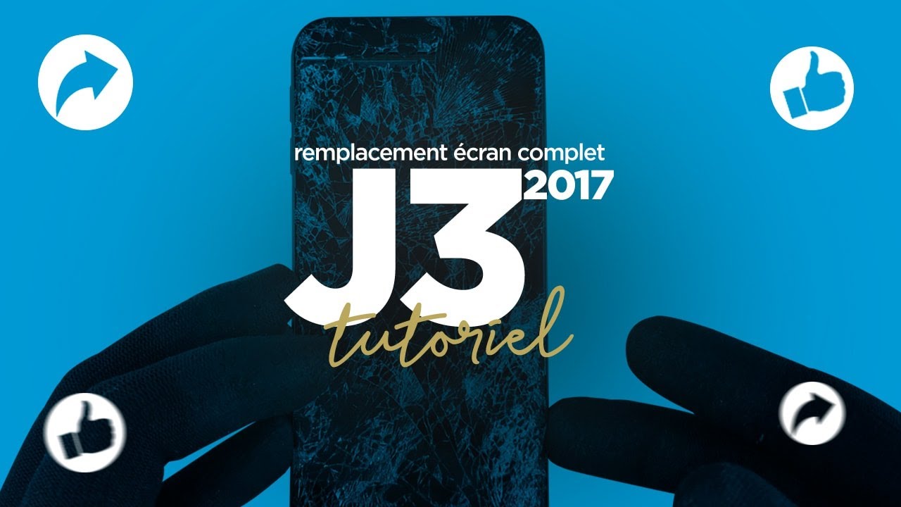 Changement de l'écran cassé du Samsung J3 2017 - J330 -  Pieces2mobile