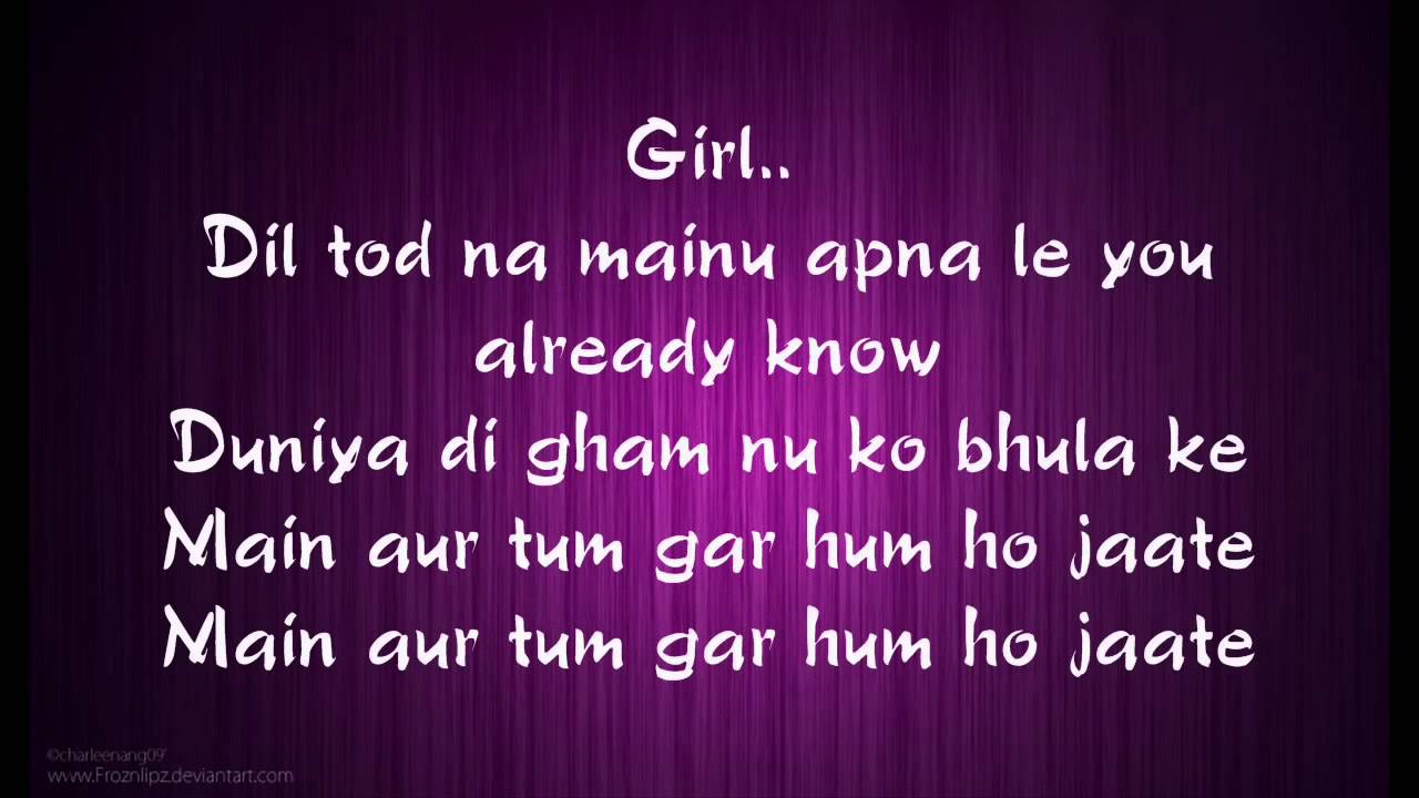 Main Aur Tum Full Song Lyrics Dard Dilo Ke   Zack Knight   YouTube