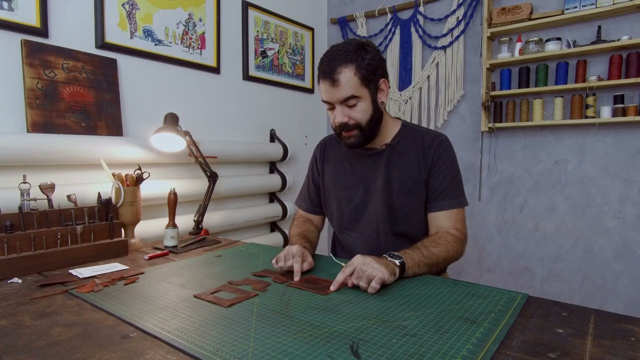 Aula 1 - Carteira | Curso de Acess&oacute;rios de Couro Gratuito com Thiago Cust&oacute;dio