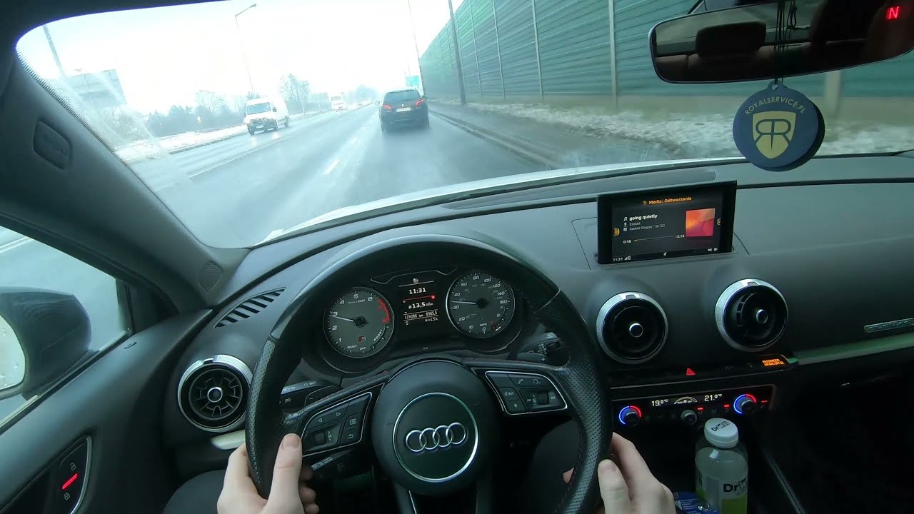 2016 Audi S3 300HP POV Test Drive Launch Control