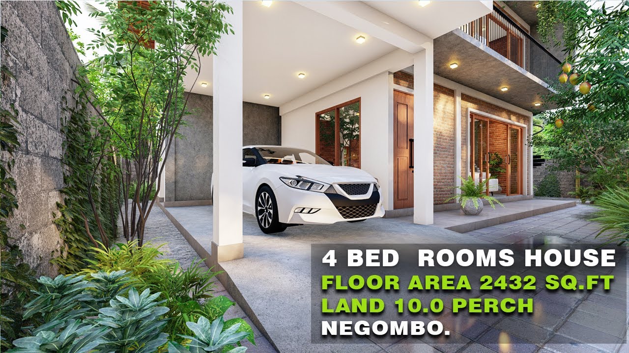 House Design | 4 Bedroom | 10 Perch @ Negombo Sri Lanka