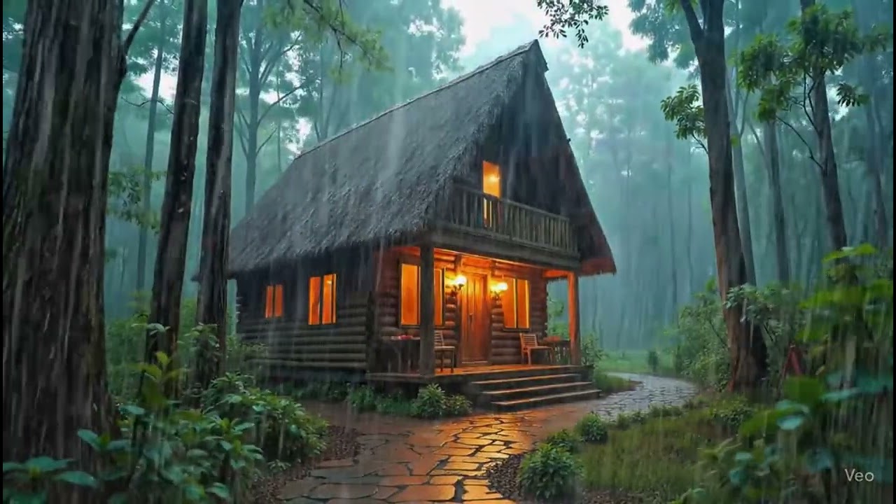 Relaxing Rain Sounds for Sleep and Meditation | 8 Hours of Gentle Rainfall