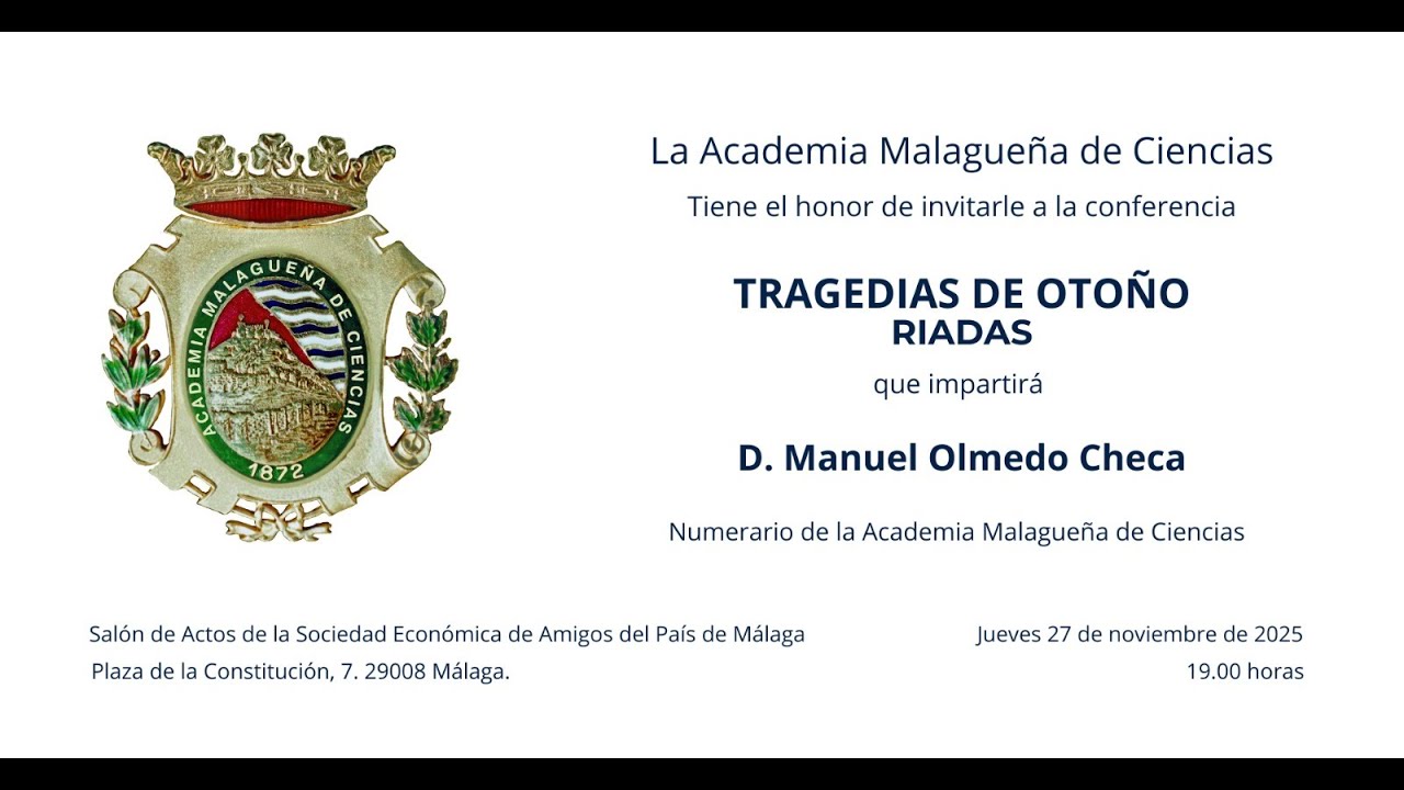 TRAGEDIAS DE OTOÑO. RIADAS.