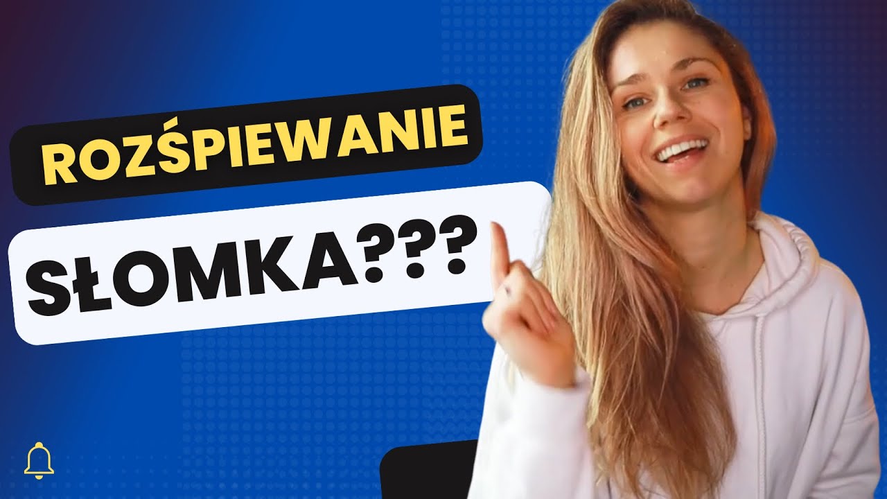 Ćwiczenia ze słomką - Rozśpiewanie z Agą