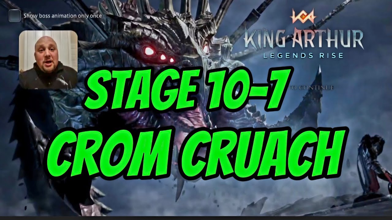 CROM CRUACH 10-7 Easy Clear Team Comp & Strategy Learn to Burn the Wurm! King Arthur Legends Rise!🔥